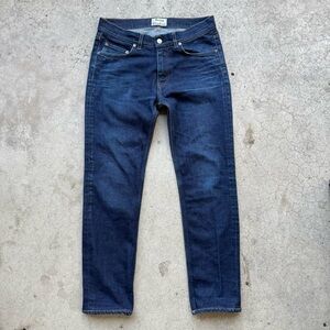 ACNE STUDIOS Ace Two Dark Blue Wash Denim Jeans